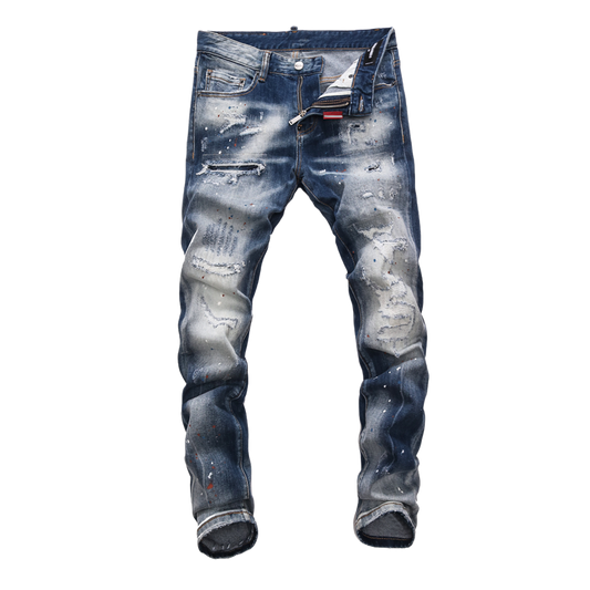 SOLA-DSQ2 2024ss Hole Man Jeans