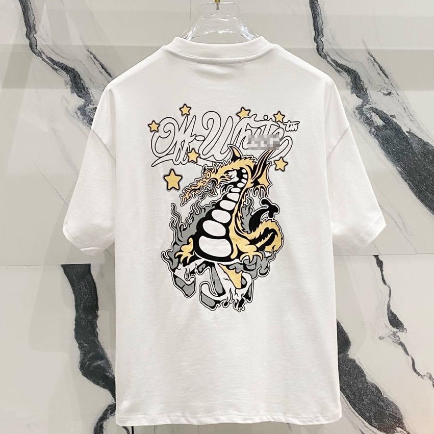 OFF-Whlte Arrow Logo Cotton T-shirt#27