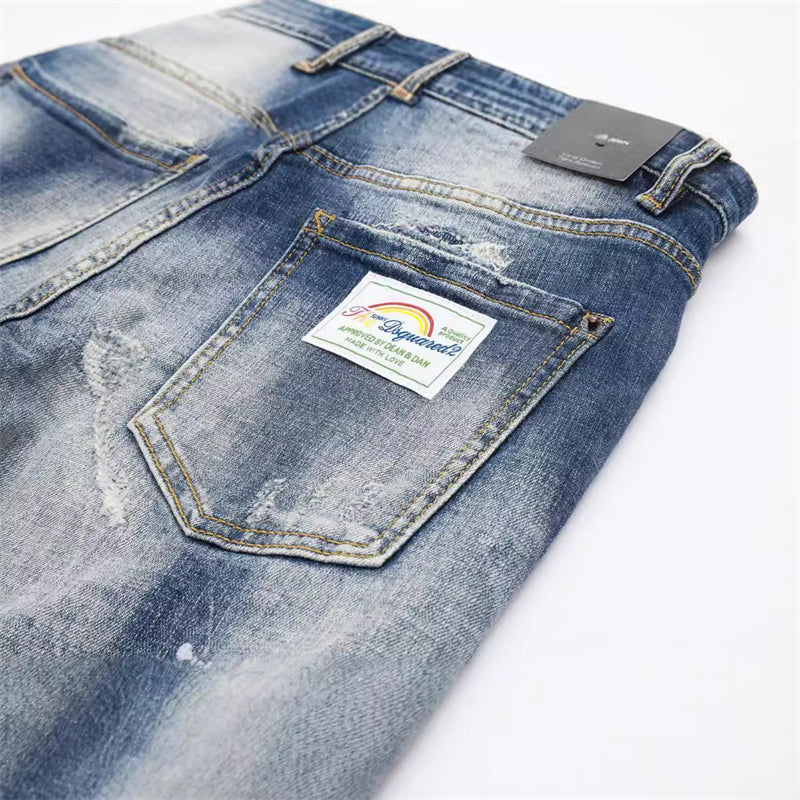 SOLA-DSQ2 New Man Hole Jeans