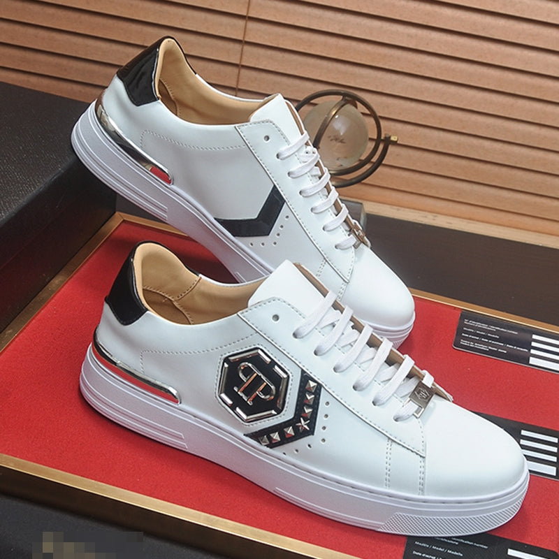 PP Men New Men's leather sneakers