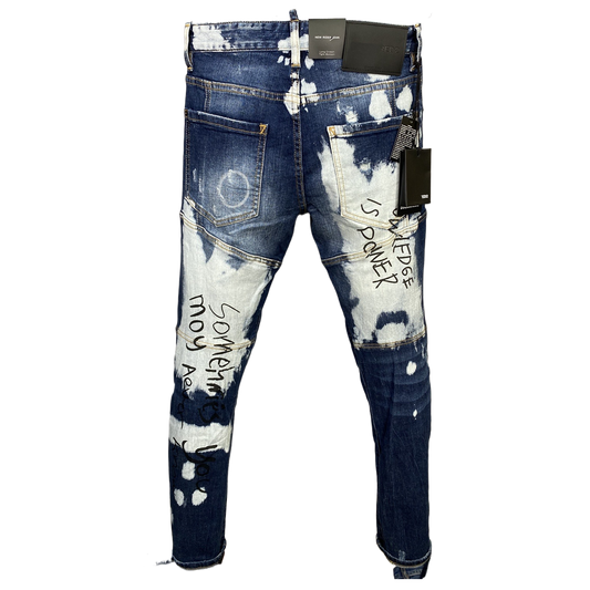 D2 Men's casual denim shorts#7