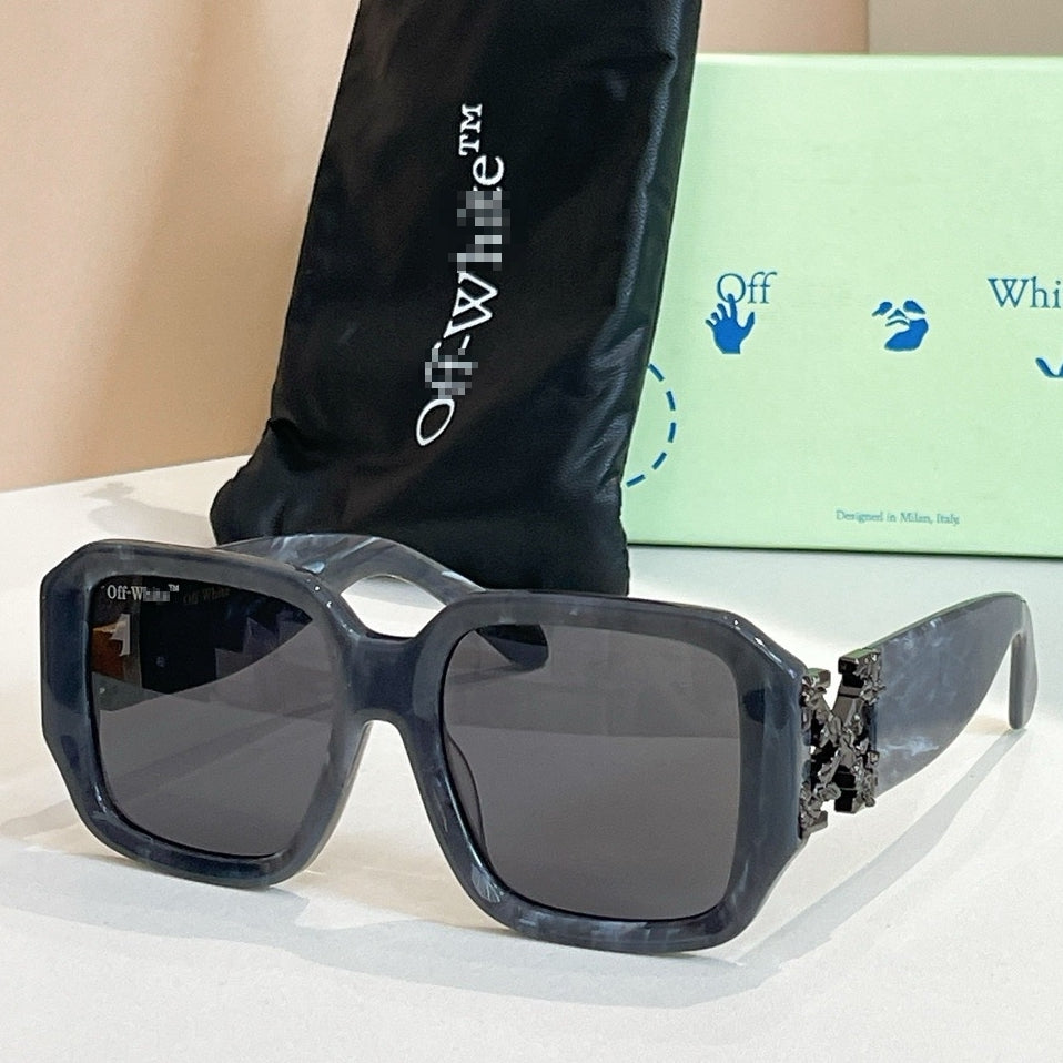 OFF-Whlte Arrow logo sunglasses#001