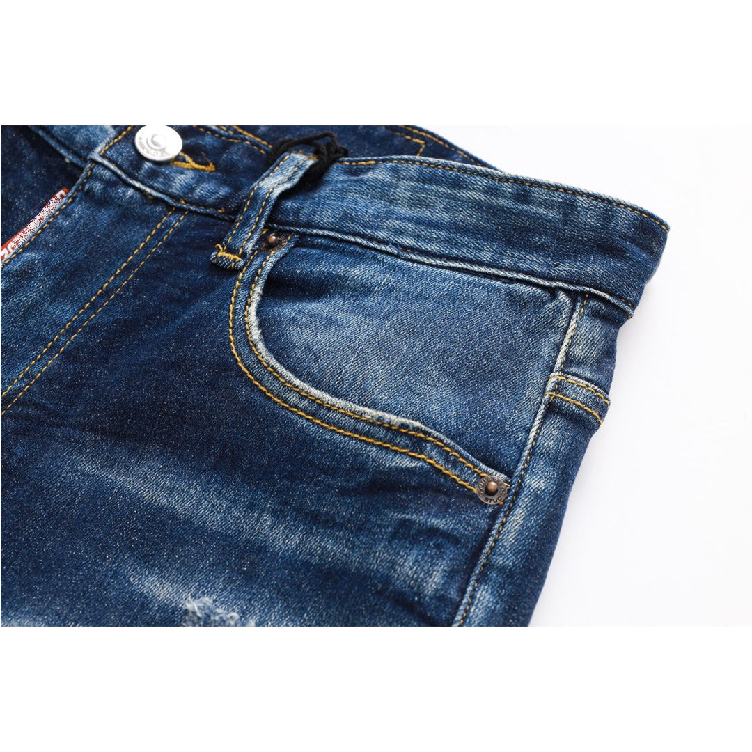 SOLA-DSQ2 Fashion Holes Jeans