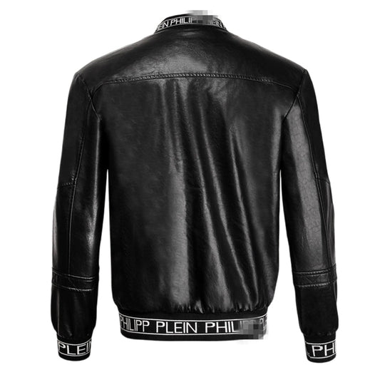 PP Letter Leather Jacket#6