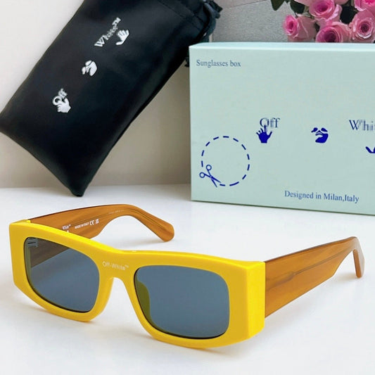 OFF-Whlte Arrow logo sunglasses#056