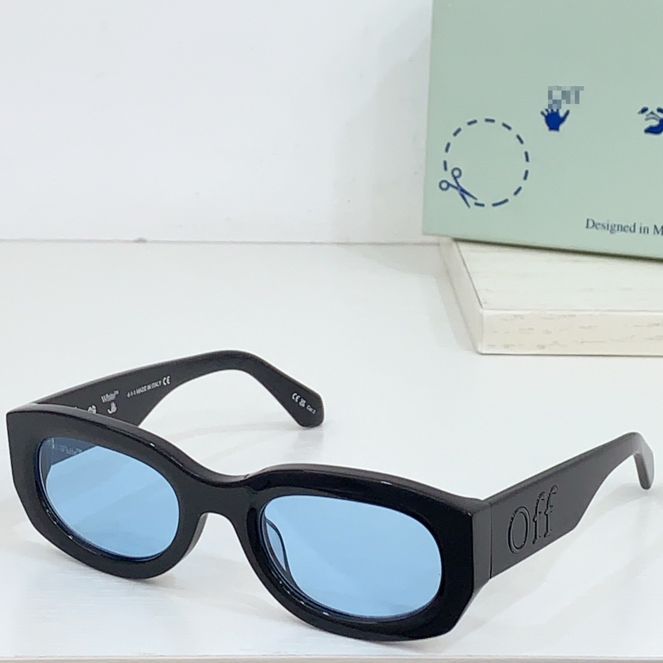 OFF-Whlte Arrow logo sunglasses#14E