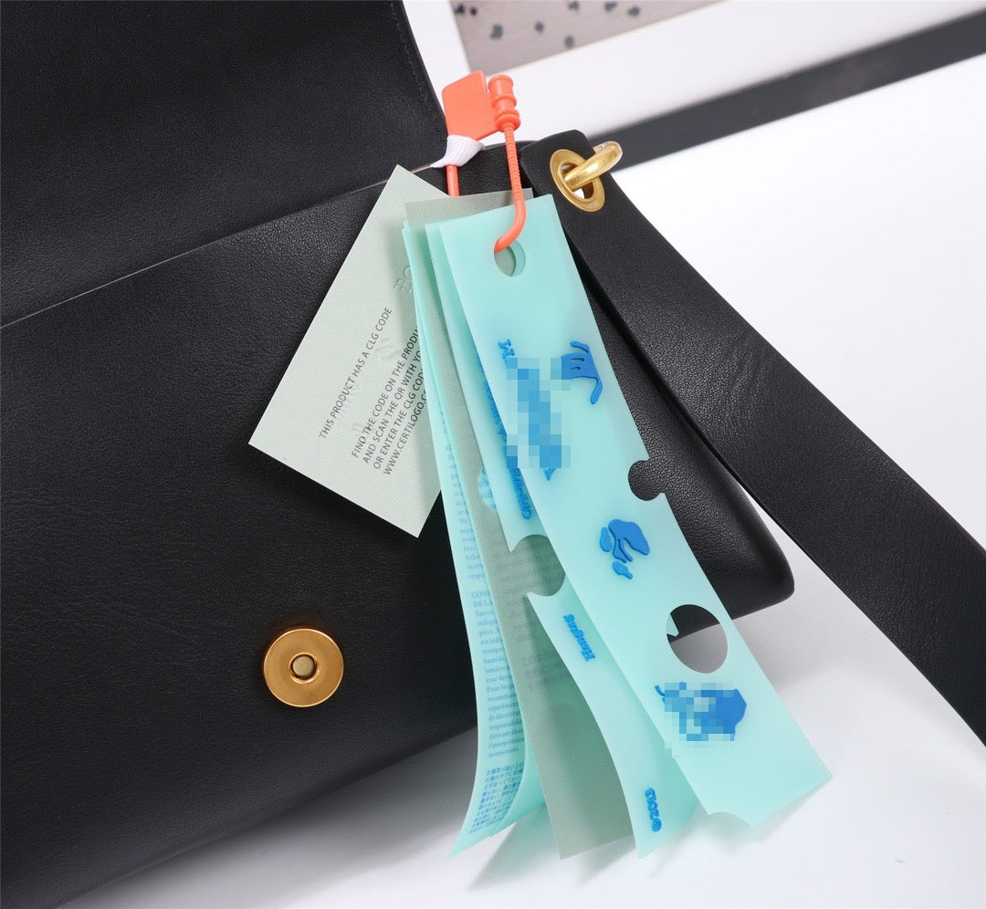 OW Genuine leather shoulder and crossbody bag