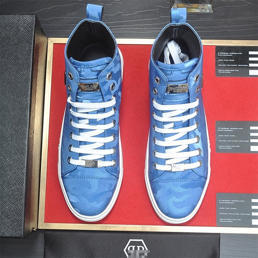 PP New Men's high-top leather Sneakers