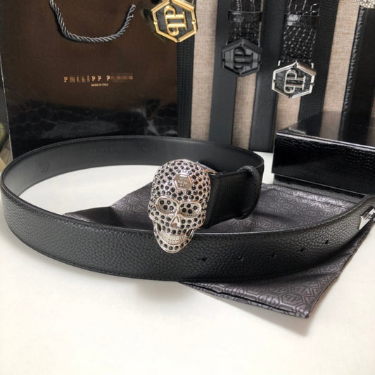 PP Leather Skull Belt#8