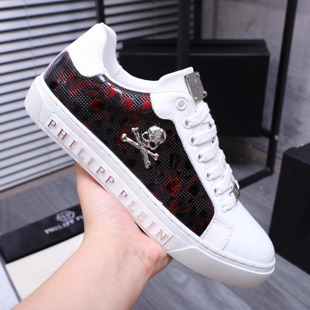 PP Men New Men's Skull Diamond Sneakers#20