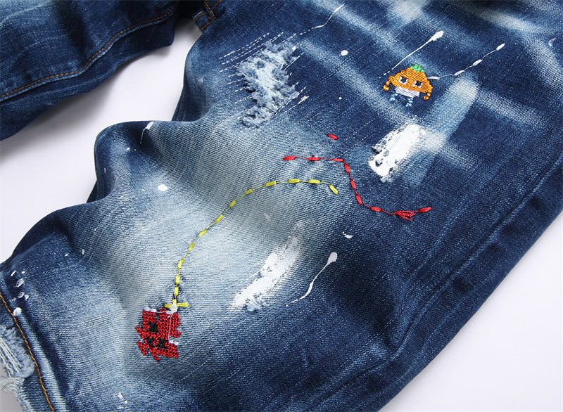 D2 Men's denim shorts#2