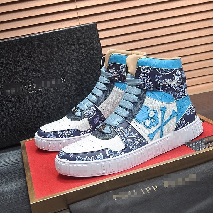 sola New Men's high-top leather Sneakers