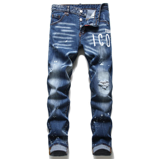 SOLA-DSQ2 elasticity destroys hip hop Jeans