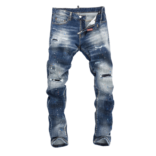 SOLA-DSQ2 New Ink Splash Jeans