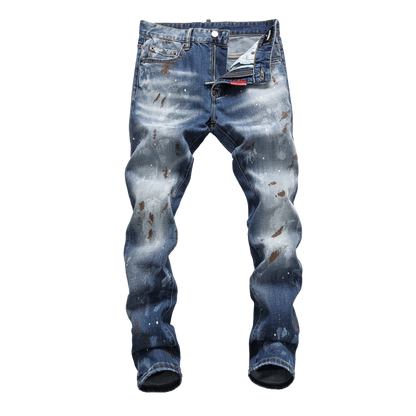 SOLA-DSQ2 New Man Ink splash Jeans