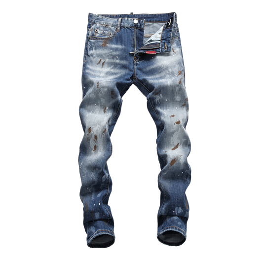 SOLA-DSQ2 New Man Ink splash Jeans
