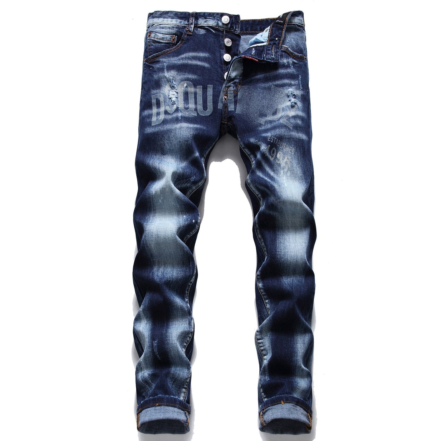 SOLA-DSQ2 24SS printing Jeans