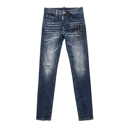 SOLA-DSQ2 New Man Letter Jeans