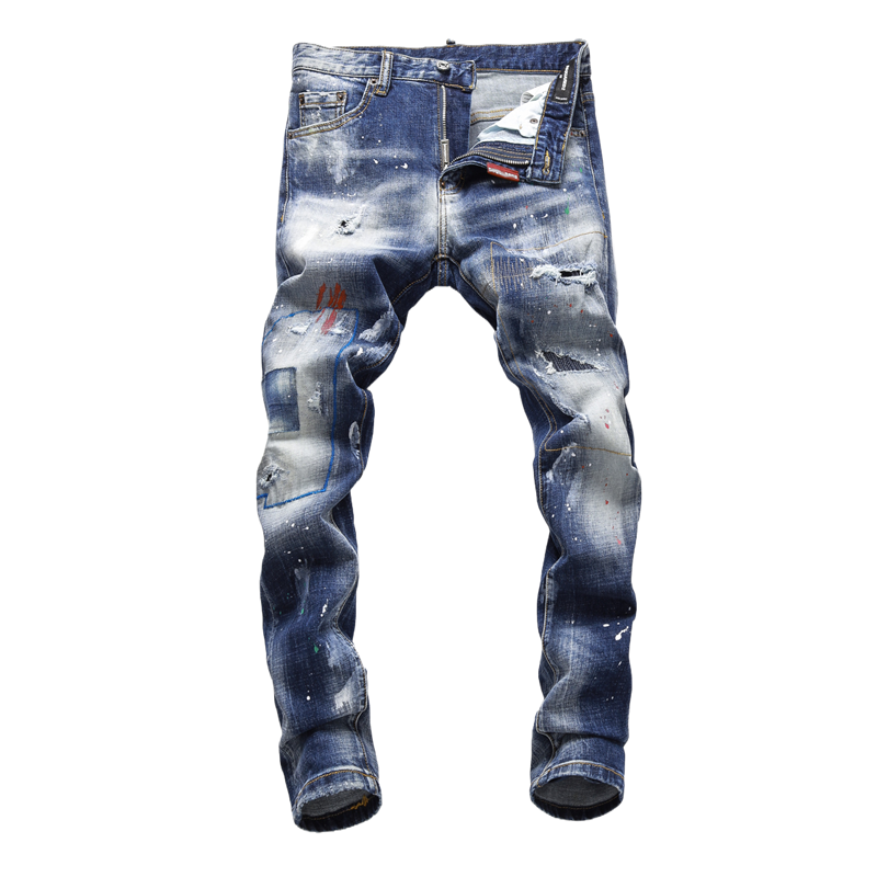 SOLA-DSQ2 New Man Hole Jeans