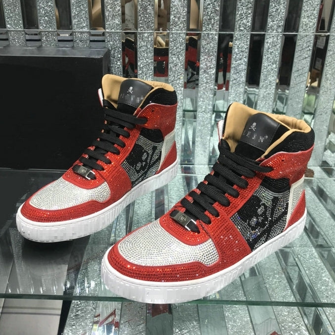 PP New high-top leather Sneakers