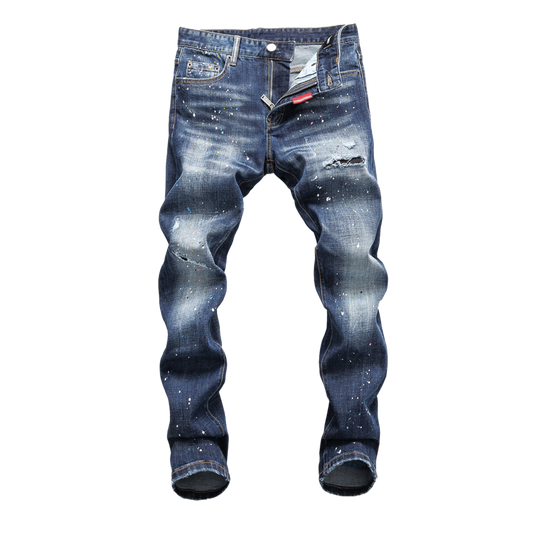 SOLA-DSQ2 New Man Ink Splash Jeans