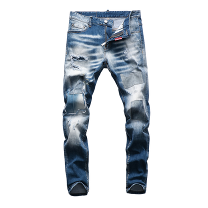 SOLA-DSQ2 2024ss patch Man Jeans