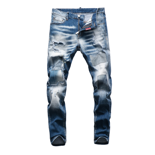 SOLA-DSQ2 2024ss patch Man Jeans
