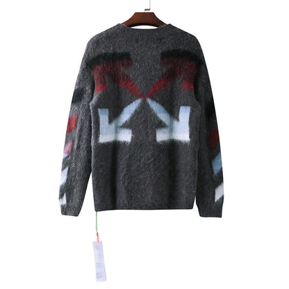 OFF-Whlte Intarsia Knit Sweater#15