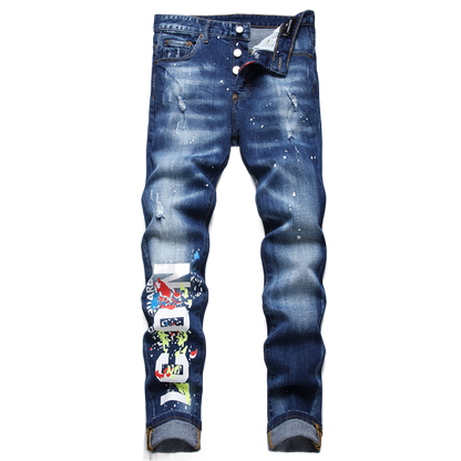 SOLA-DSQ2 Hole 2024ss man Jeans