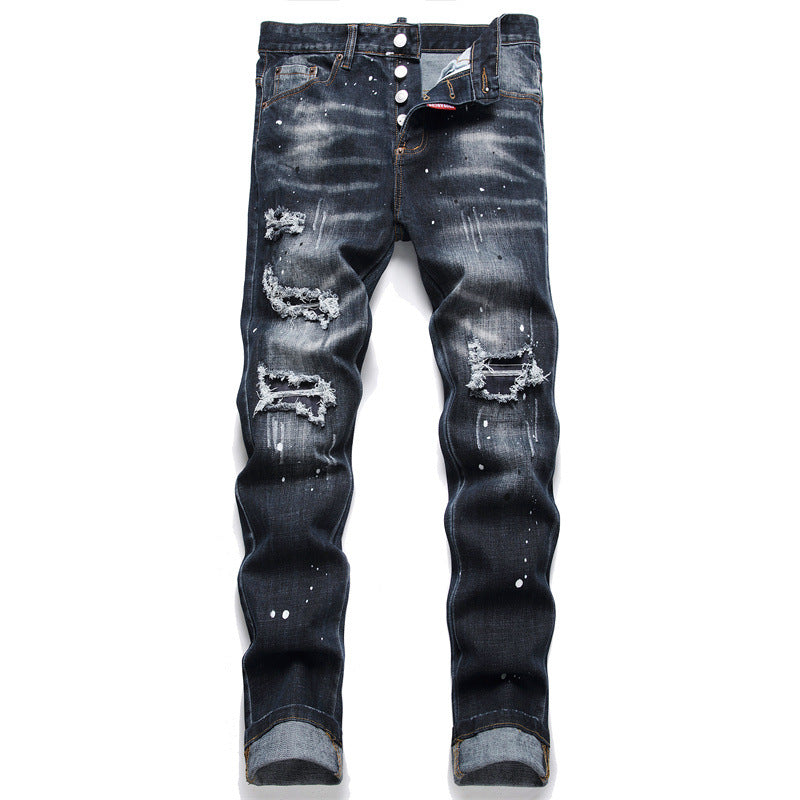 SOLA-DSQ2 embroidery Jeans