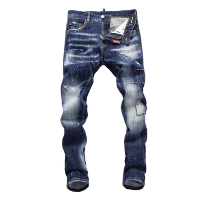 SOLA-DSQ2 New Man Splicing Jeans