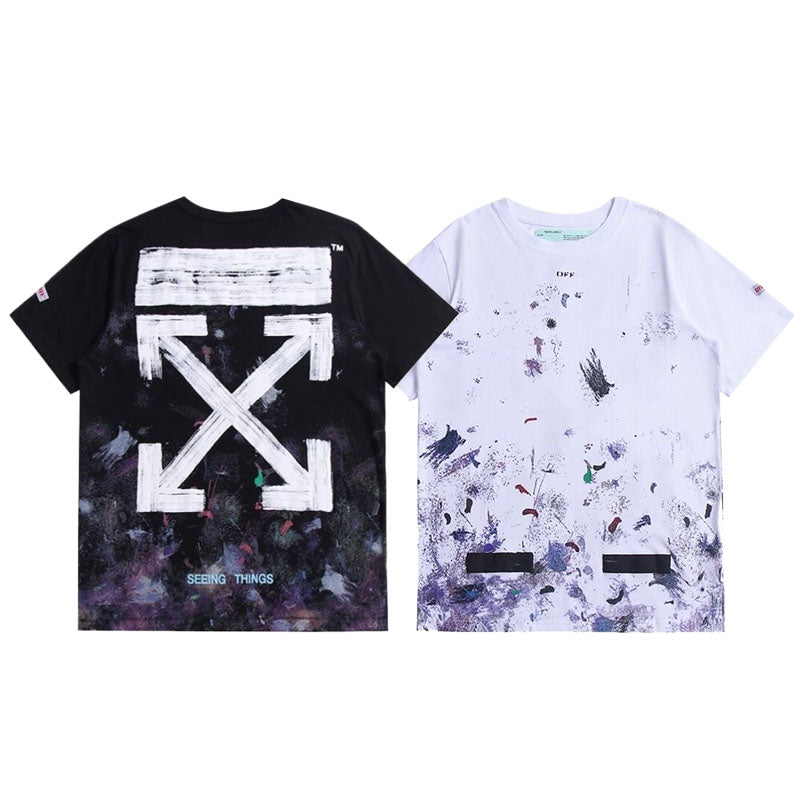 OFF-Whlte Arrow Logo Cotton T-shirt