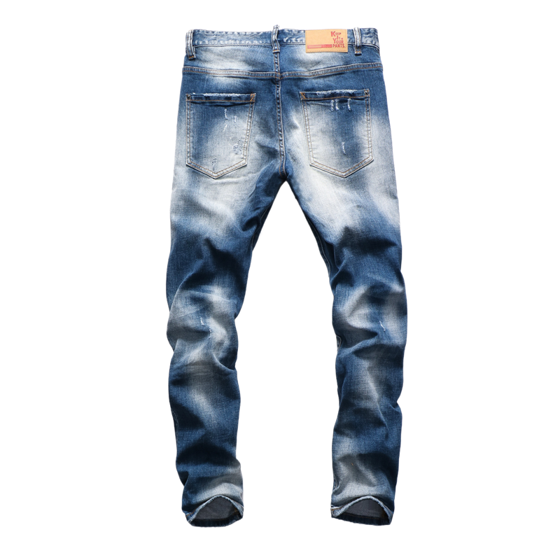 SOLA-DSQ2 2024ss patch Man Jeans