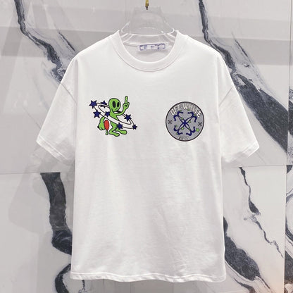 OFF-Whlte Arrow Logo Cotton T-shirt#29