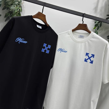 OFF-Whlte Arrow Logo Cotton T-shirt#27