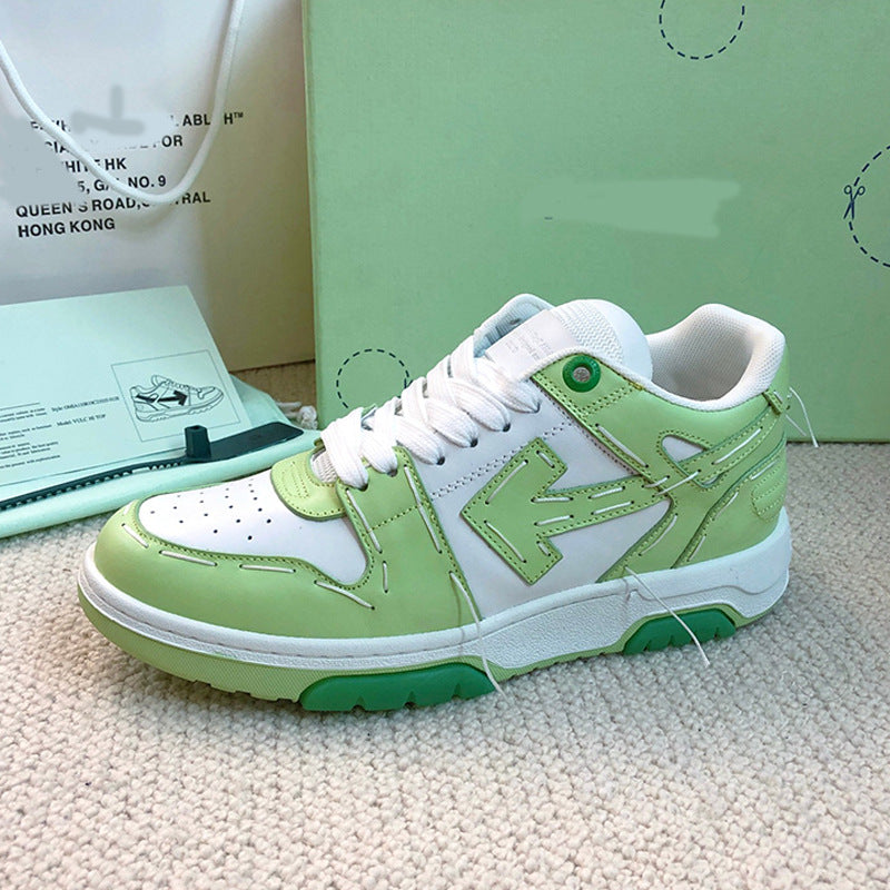 OFF-Whlte Arrow logo leather Sports shoes#18