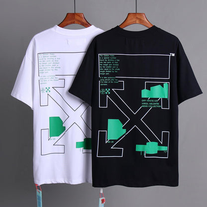 OFF-Whlte Arrow logo print T-shirt#73