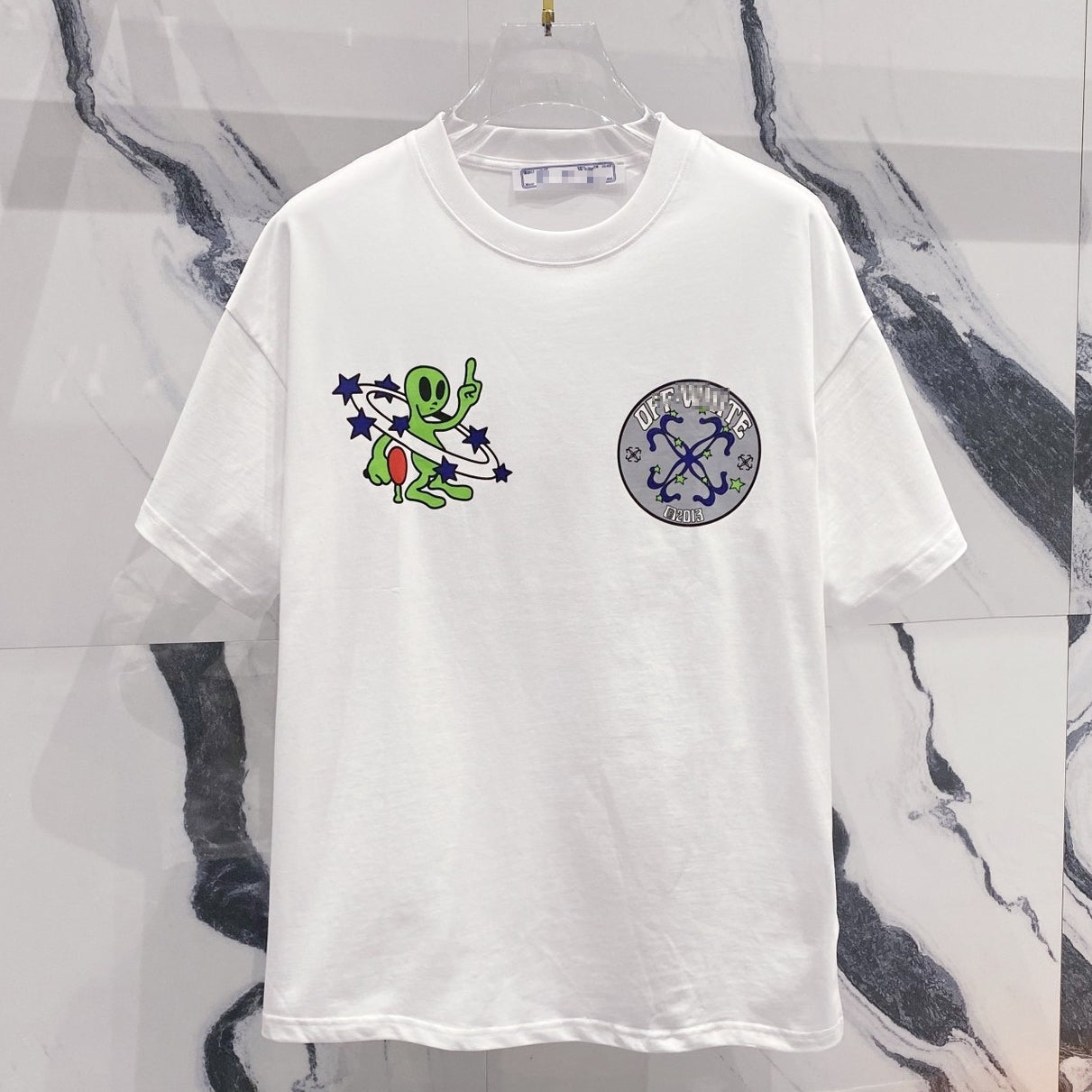 OFF-Whlte Arrow Logo Cotton T-shirt#29