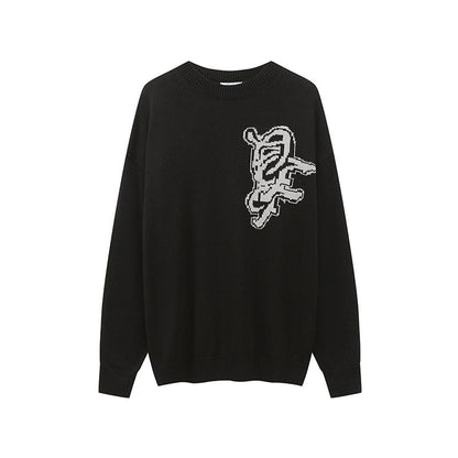 OFF-Whlte Intarsia Knit Sweater#10