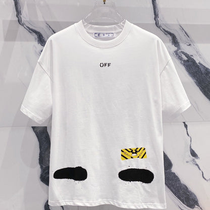 OFF-Whlte Arrow Logo Cotton T-shirt#31