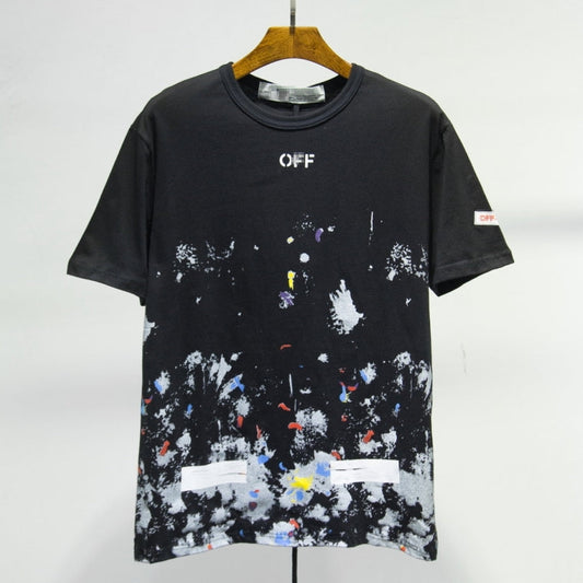 OFF-Whlte Arrow Logo Cotton T-shirt