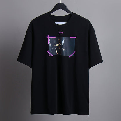 OFF-Whlte Arrow logo print T-shirt#69
