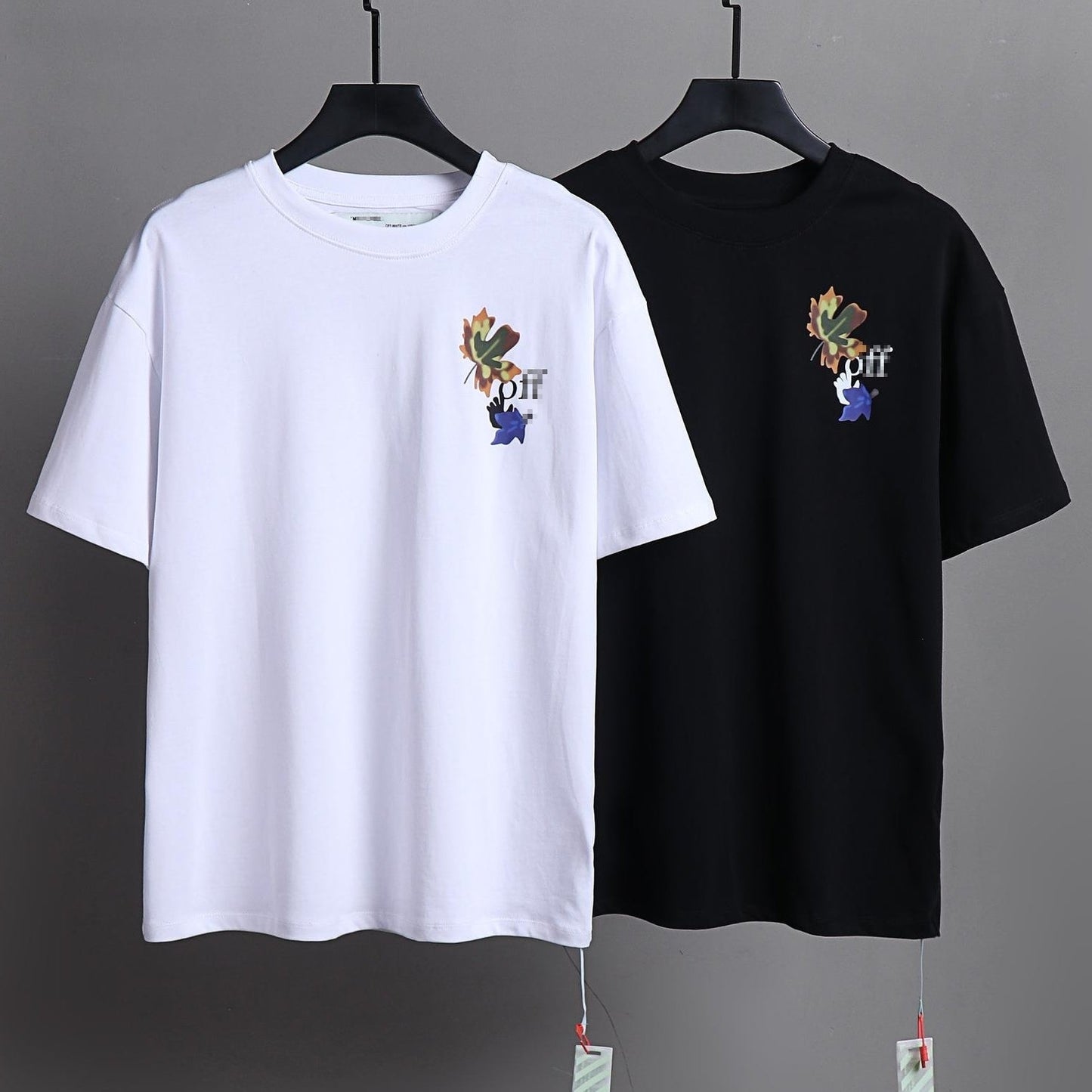 OFF-Whlte Arrow logo print T-shirt#82