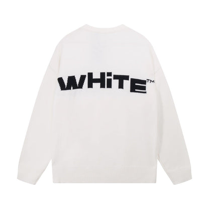 OFF-Whlte Intarsia Knit Sweater#6