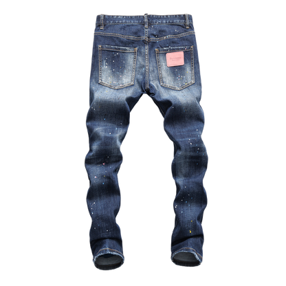 SOLA-DSQ2 New Man Ink Splash Jeans