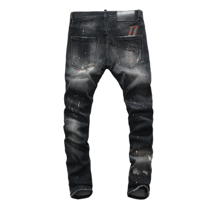 SOLA-DSQ2 2024ss Hole Man Jeans