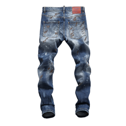 SOLA-DSQ2 New Man Ink splash Jeans