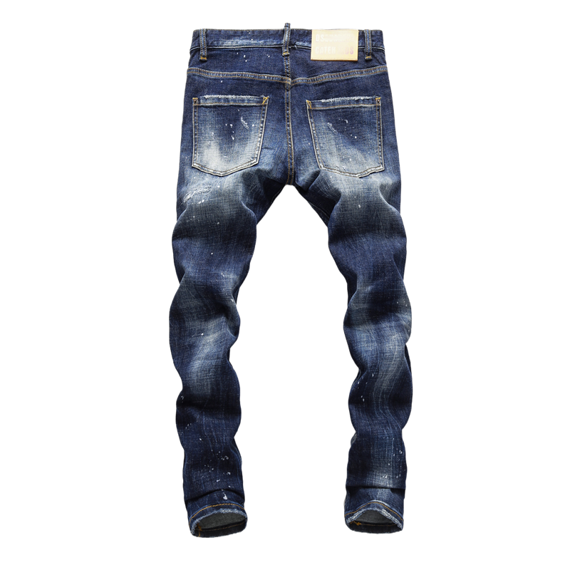 SOLA-DSQ2 New Man Splicing Jeans