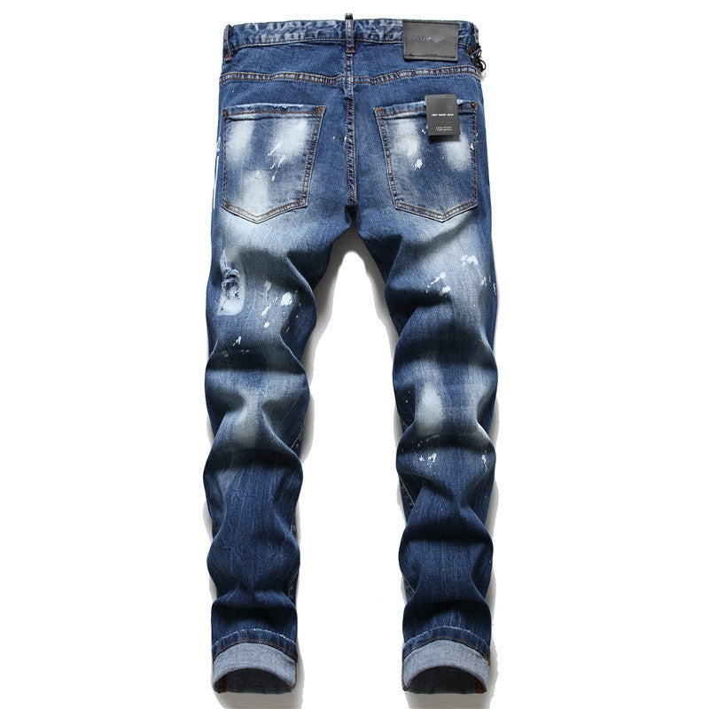 SOLA-DSQ2 elasticity destroys hip hop Jeans