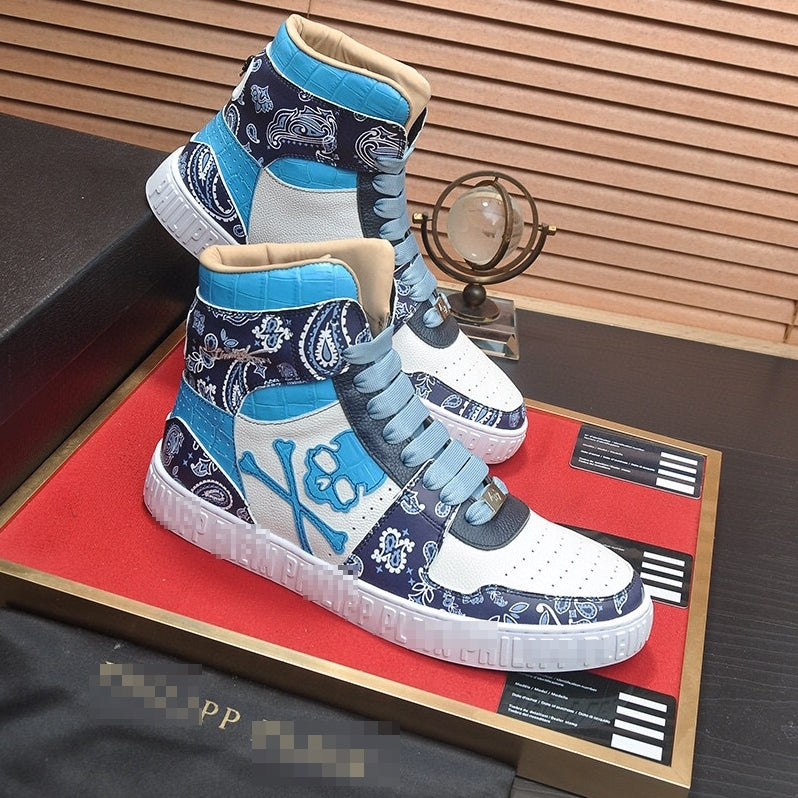 sola New Men's high-top leather Sneakers